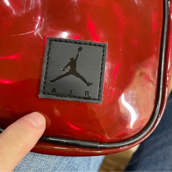 Nike Air Jordan jelly festival crossbody bag red, Rare - Picture 14 of 15